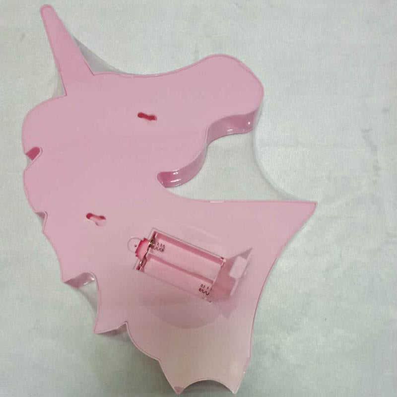 Animal Shaped Plastic Battery Nightstand Lamp Decorative Pink LED Table Light Ideas for Kids Bedroom Pink Battery D Clearhalo 'Night Lights' 'Wall Lights' Lighting' 2141703