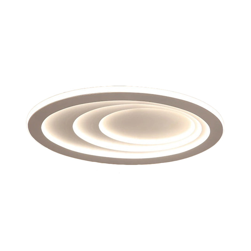 23.5"/29.5"/33.5" Wide Oval Living Room Ceiling Lamp Acrylic LED Modern Flush Mount in Warm/White Light Clearhalo 'Ceiling Lights' 'Close To Ceiling Lights' 'Close to ceiling' 'Flush mount' Lighting' 214221