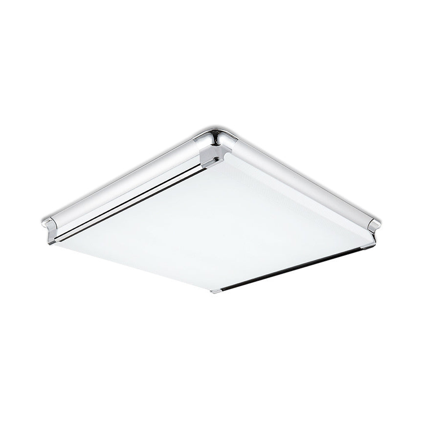 Rectangular Flush Ceiling Light Simplicity Acrylic 16.5"/24.5"/25.5" Wide LED Living Room Flushmount Lighting Clearhalo 'Ceiling Lights' 'Close To Ceiling Lights' 'Close to ceiling' 'Flush mount' Lighting' 214367