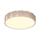 Simple LED Flush Mount with Acrylic Shade Rose Gold Circular Flush Ceiling Light in Warm/White Light Clearhalo 'Ceiling Lights' 'Close To Ceiling Lights' 'Close to ceiling' 'Flush mount' Lighting' 214553