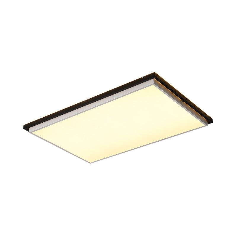 Simple Ultra Thin Acrylic LED Flush Light 18"/21.5"/35.5" Wide Bedroom Ceiling Lighting Fixture in Warm/White Light Clearhalo 'Ceiling Lights' 'Close To Ceiling Lights' 'Close to ceiling' 'Flush mount' Lighting' 215622