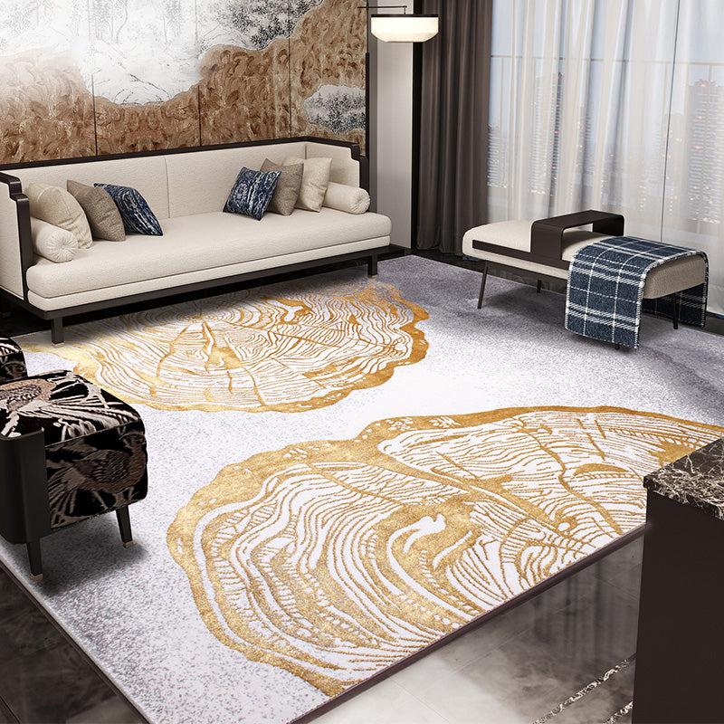 Artistry Steampunk Rug Multi Color Abstract Carpet Non-Slip Backing Washable Pet Friendly Rug for Home Yellow Clearhalo 'Area Rug' 'Rug' 2170836