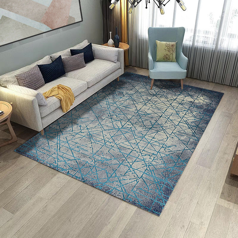 Aesthetics Abstract Area Rug Multi Colored Industrial Rug Synthetics Anti-Slip Stain Resistant Machine Washable Rug for Living Room Clearhalo 'Area Rug' 'Rug' 2170848