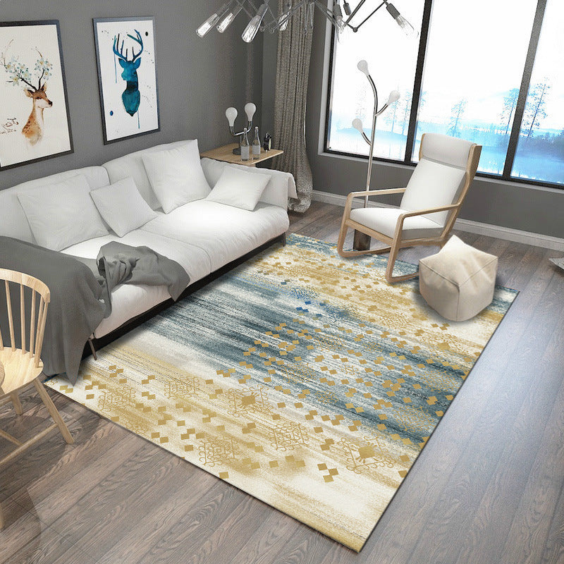 Steampunk Post-Expressionism Rug Multicolor Polypropylene Rug Non-Slip Stain Resistant Pet Friendly Area Carpet for Home Clearhalo 'Area Rug' 'Rug' 2170970