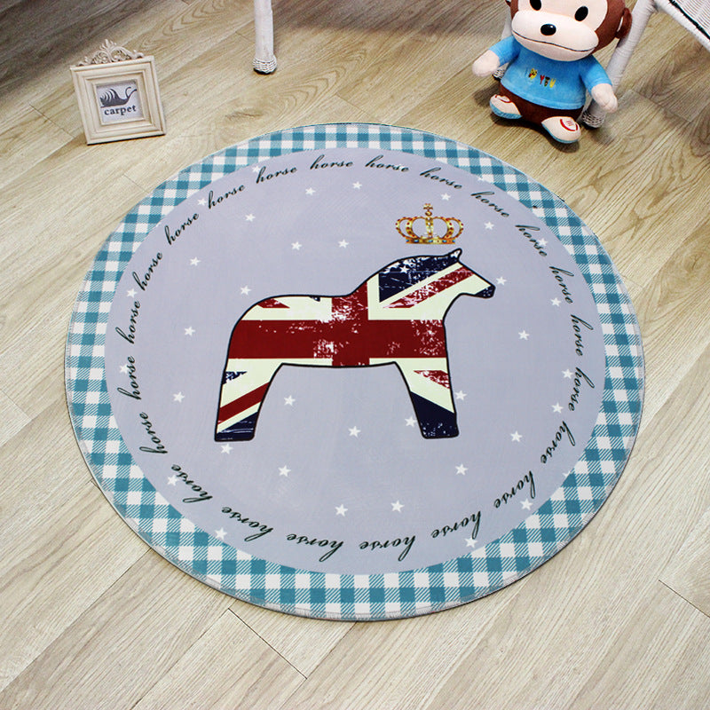 Unique 3D Cartoon Rug Multi Color Novelty Carpet Polypropylene Non-Slip Backing Stain Resistant Washable Rug for Bedroom Clearhalo 'Area Rug' 'Rug' 2171547