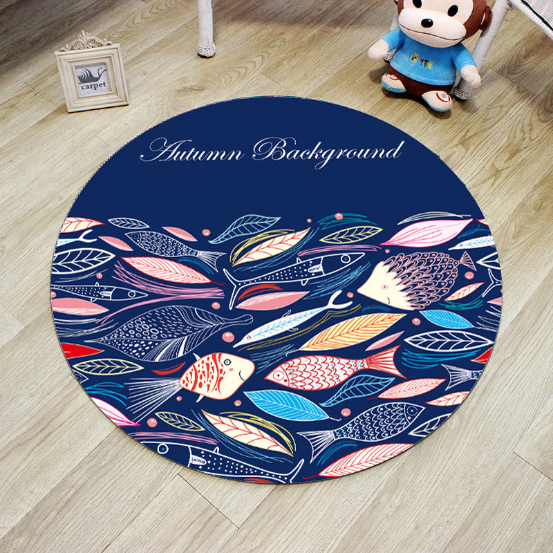 Unique 3D Cartoon Rug Multi Color Novelty Carpet Polypropylene Non-Slip Backing Stain Resistant Washable Rug for Bedroom Clearhalo 'Area Rug' 'Rug' 2171552