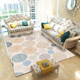 Casual Digital Print Floral Rug Multi-Color Modern Rug Polyester Stain Resistant Anti-Slip Backing Washable Carpet for Great Room Yellow-Red Clearhalo 'Area Rug' 'Modern' 'Rugs' Rug' 2171723