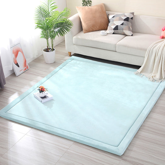 Comfort Multicolor Simple Rug Polypropylene Plain Area Rug Anti-Slip Backing Machine Washable Pet Friendly Carpet for Home Sky Blue Clearhalo 'Area Rug' 'Casual' 'Rugs' Rug' 2172326