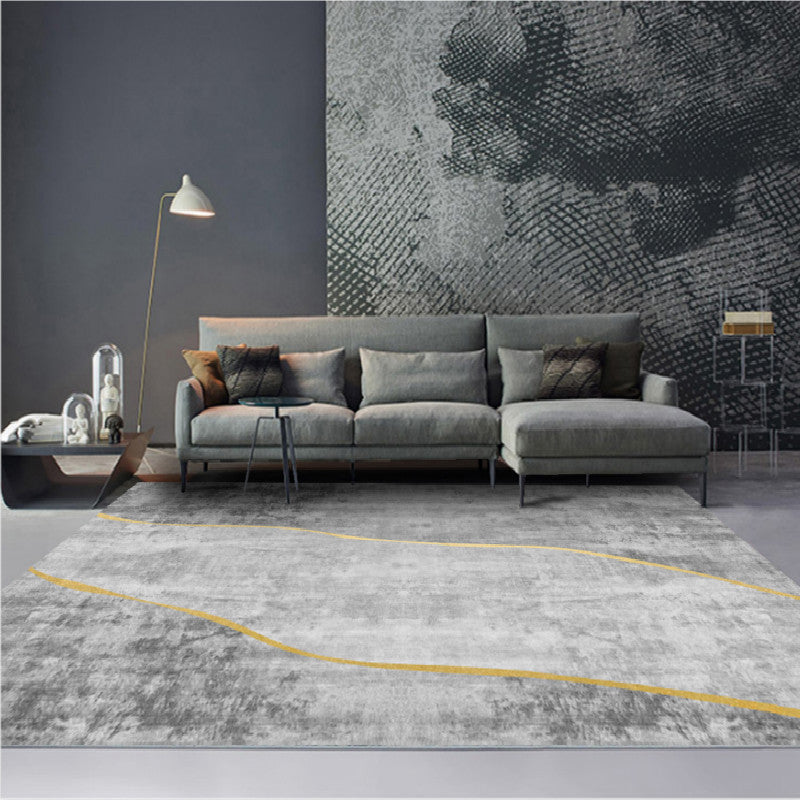 Multi Color Contemporary Rug Synthetics Abstract Geometry Carpet Non-Slip Stain Resistant Washable Rug for Sitting Room Clearhalo 'Area Rug' 'Modern' 'Rugs' Rug' 2184465