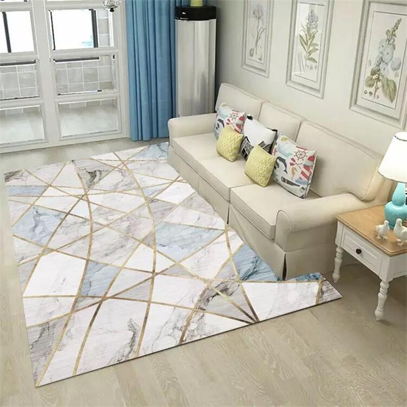 Multi Color Contemporary Rug Synthetics Abstract Geometry Carpet Non-Slip Stain Resistant Washable Rug for Sitting Room Clearhalo 'Area Rug' 'Modern' 'Rugs' Rug' 2184490