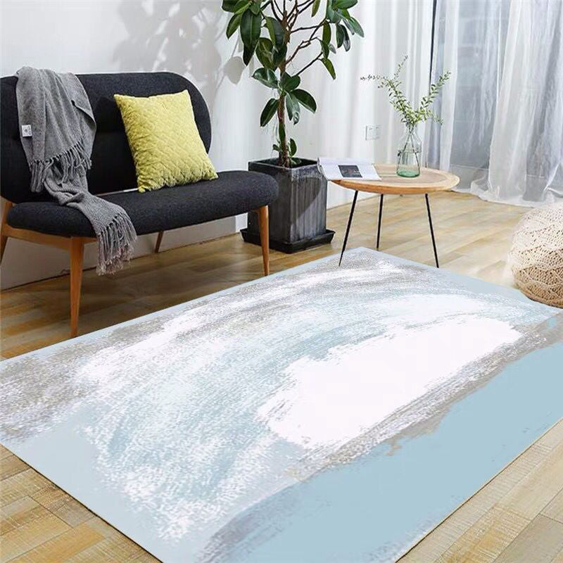 Minimalist Abstract Art Rug Multi Colored Polypropylene Rug Washable Stain Resistant Non-Slip Carpet for Living Room Clearhalo 'Area Rug' 'Modern' 'Rugs' Rug' 2184502