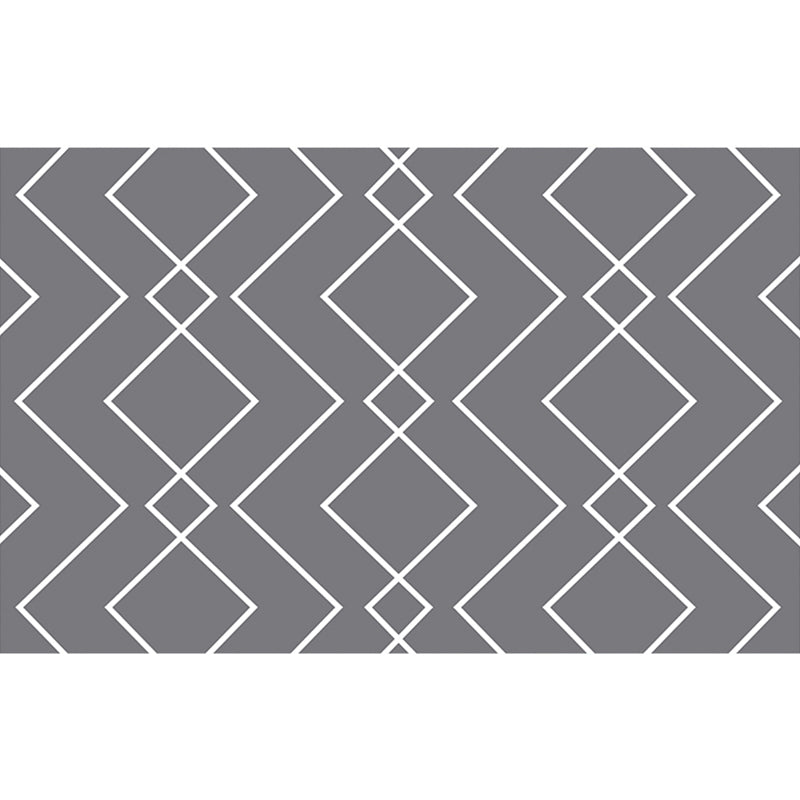 Postmodern Lounge Area Rug Multi-Colored Geometric Carpet Polyester Washable Stain Resistant Anti-Slip Rug Grey Clearhalo 'Area Rug' 'Modern' 'Rugs' Rug' 2184746