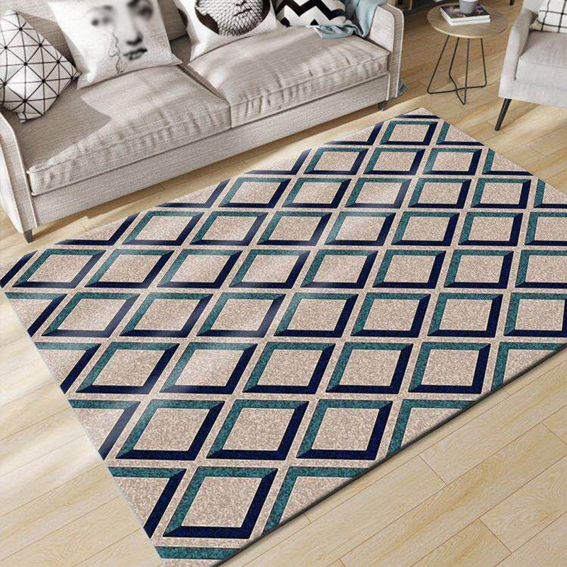 Artistry Geometric Rug Multi Color Modern Carpet Polypropylene Pet Friendly Stain Resistant Anti-Slip Rug for Living Room Brown Clearhalo 'Area Rug' 'Modern' 'Rugs' Rug' 2184771