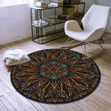 Exclusive Moroccan Rug Multi Colored Tribal Floral Rug Pet Friendly Machine Washable Non-Slip Rug for Room Black Clearhalo 'Area Rug' 'Moroccan' 'Rugs' Rug' 2185159