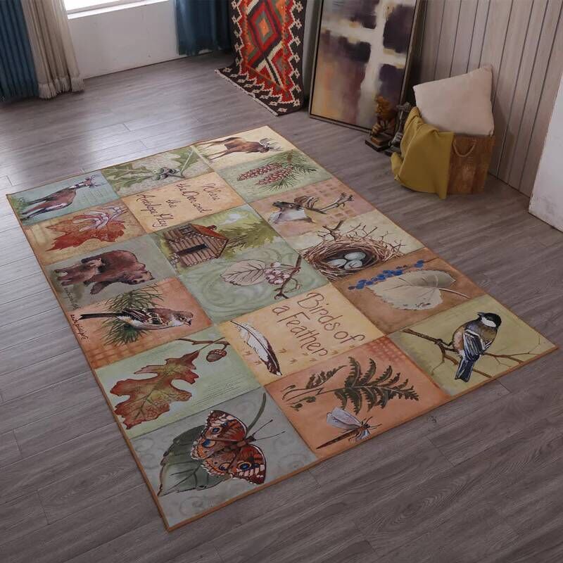 Multi Colored Living Room Rug Moroccan Patchwork Print Rug Synthetics Non-Slip Backing Pet Friendly Stain Resistant Rug Clearhalo 'Area Rug' 'Moroccan' 'Rugs' Rug' 2185203