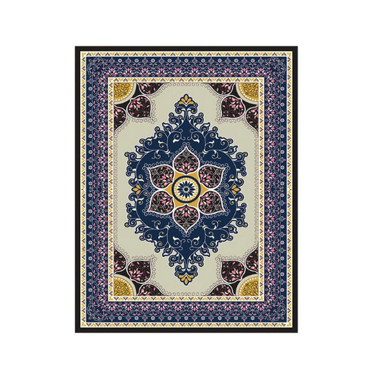 Grand Persian Rug Multicolor Jacquard Printed Rug Washable Non-Slip Backing Pet Friendly Rug for Living Room Clearhalo 'Area Rug' 'Moroccan' 'Rugs' Rug' 2185216