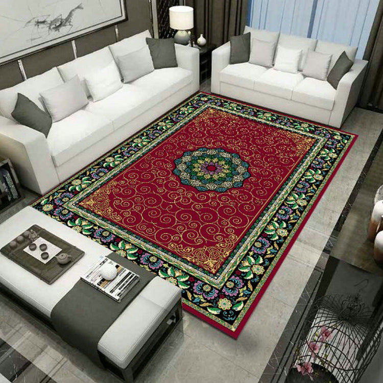 Grand Persian Rug Multicolor Jacquard Printed Rug Washable Non-Slip Backing Pet Friendly Rug for Living Room Clearhalo 'Area Rug' 'Moroccan' 'Rugs' Rug' 2185236