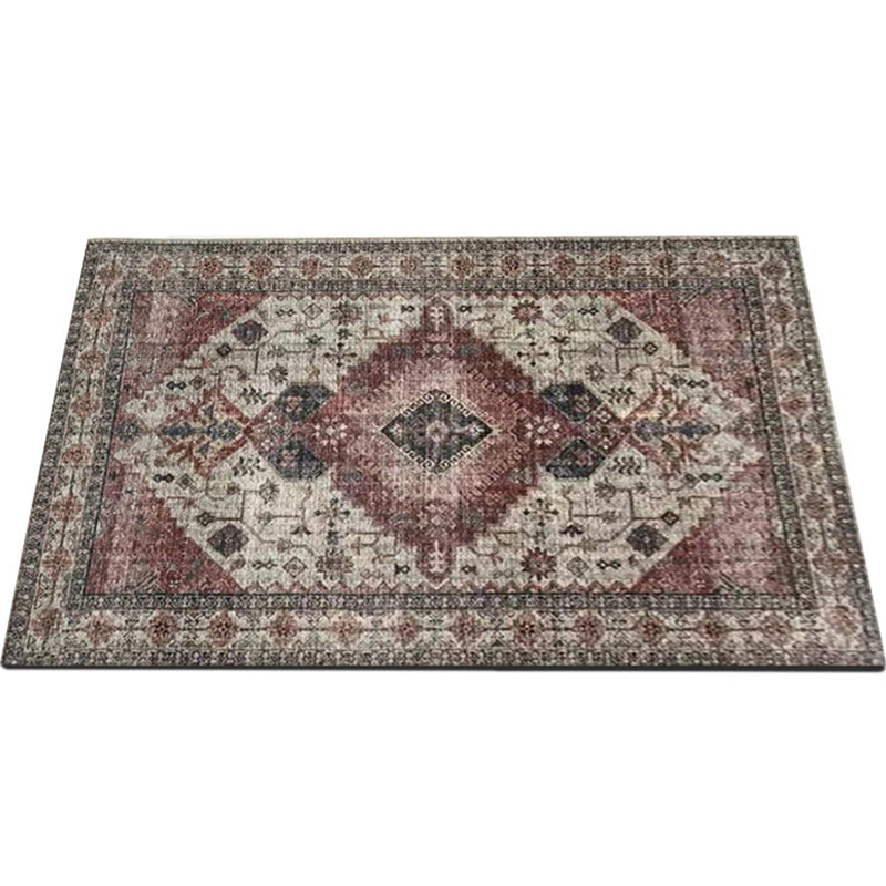 Classical Multicolor Persian Area Rug Polypropylene Floral Carpet Washable Stain Resistant Anti-Slip Rug for Guest Room Clearhalo 'Area Rug' 'Moroccan' 'Rugs' Rug' 2185327