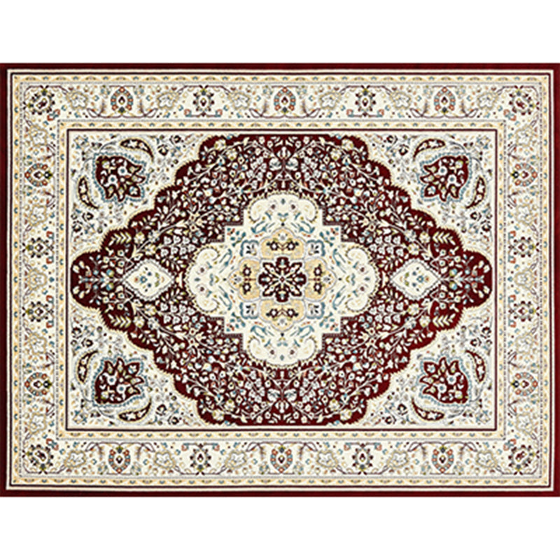 Rustic Persian Indoor Rug Multi Colored Florentine Carpet Washable Stain Resistant Anti-Slip Backing Rug for Room Chocolate Clearhalo 'Area Rug' 'Moroccan' 'Rugs' Rug' 2185370