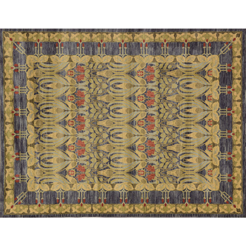 Rustic Persian Indoor Rug Multi Colored Florentine Carpet Washable Stain Resistant Anti-Slip Backing Rug for Room Light Yellow Clearhalo 'Area Rug' 'Moroccan' 'Rugs' Rug' 2185371