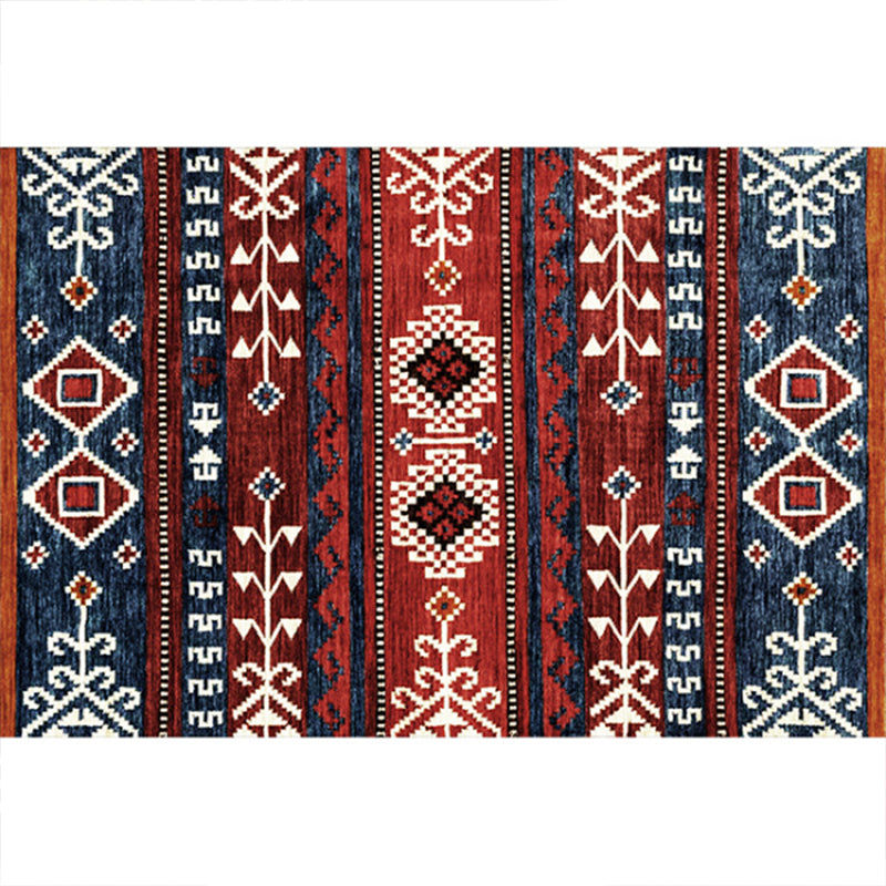 Rustic Tribal Print Area Rug Multi-Color Moroccan Rug Synthetics Washable Non-Slip Pet Friendly Rug for Room Clearhalo 'Area Rug' 'Moroccan' 'Rugs' Rug' 2185483