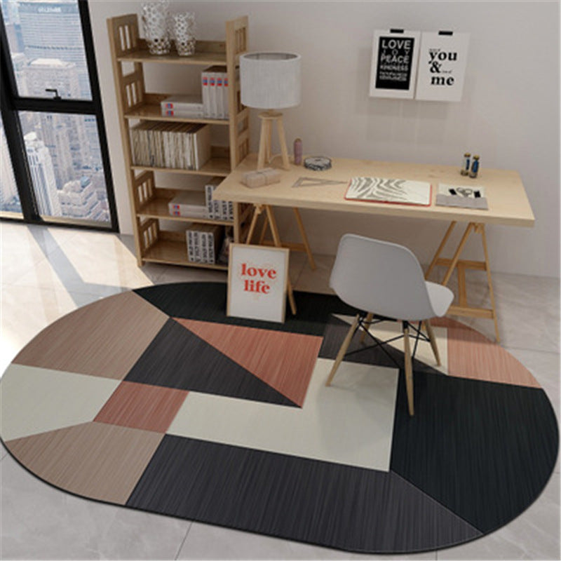 Geometric Shaped Color Block Rug Multi-Color Nordic Carpet Polypropylene Stain Resistant Pet Friendly Non-Slip Rug for Study Room Clearhalo 'Area Rug' 'Modern' 'Rugs' Rug' 2185805