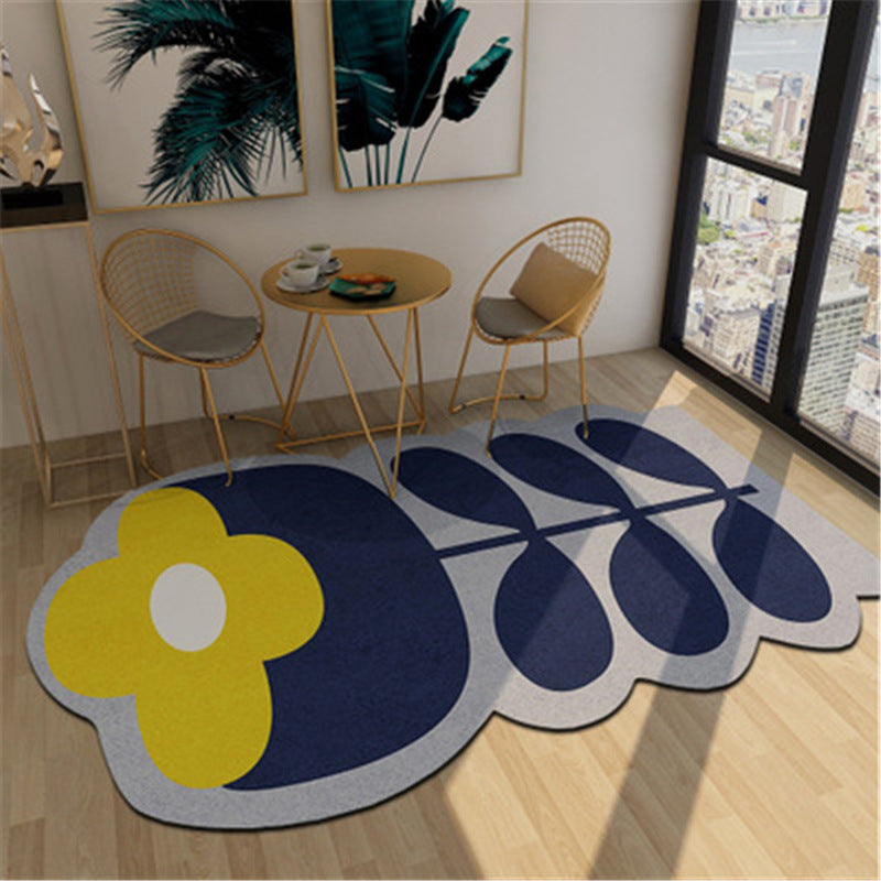 Geometric Shaped Color Block Rug Multi-Color Nordic Carpet Polypropylene Stain Resistant Pet Friendly Non-Slip Rug for Study Room Clearhalo 'Area Rug' 'Modern' 'Rugs' Rug' 2185807