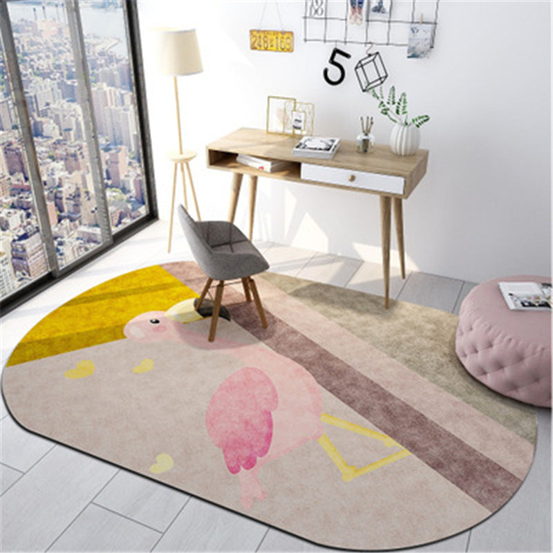 Geometric Shaped Color Block Rug Multi-Color Nordic Carpet Polypropylene Stain Resistant Pet Friendly Non-Slip Rug for Study Room Clearhalo 'Area Rug' 'Modern' 'Rugs' Rug' 2185818