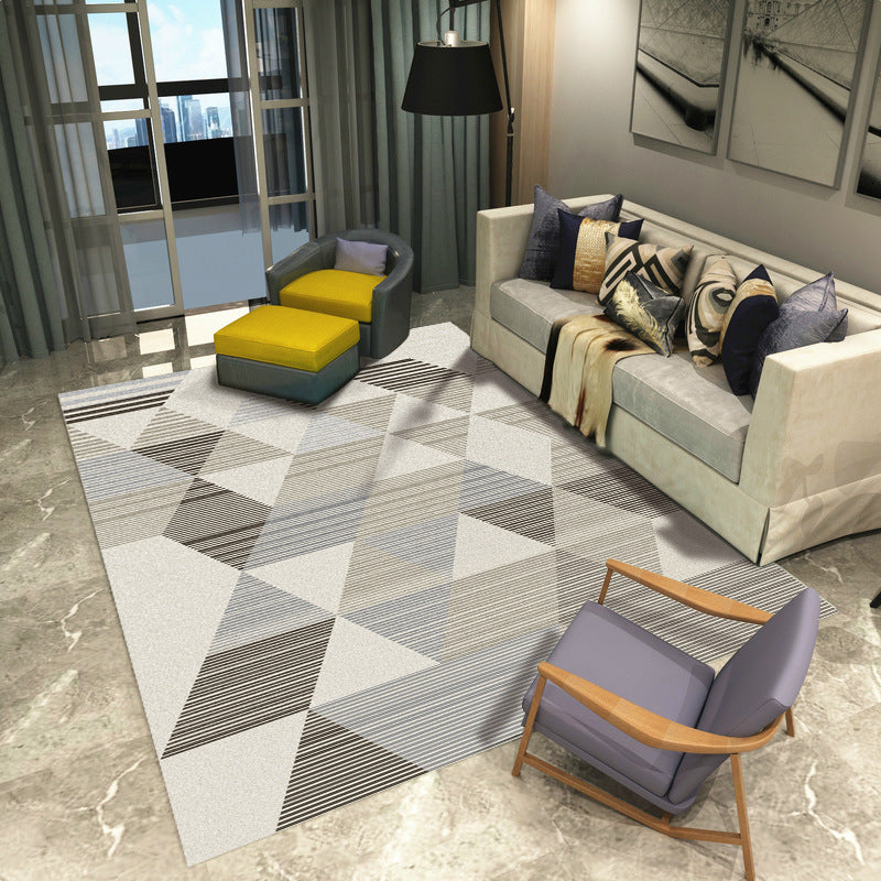 Modern Abstract Watercolor Rug Multi-Color Synthetics Rug Washable Anti-Slip Stain Resistant Area Carpet for Home Clearhalo 'Area Rug' 'Modern' 'Rugs' Rug' 2185868