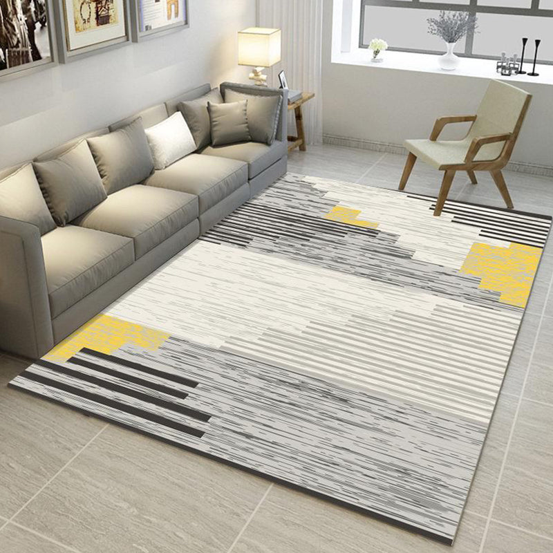 Modern Living Room Area Rug Multi Colored Geometric Rug Synthetics Non-Slip Washable Stain Resistant Indoor Rug Clearhalo 'Area Rug' 'Modern' 'Rugs' Rug' 2186103