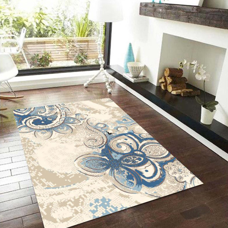 Modern Living Room Area Rug Multi Colored Geometric Rug Synthetics Non-Slip Washable Stain Resistant Indoor Rug Clearhalo 'Area Rug' 'Modern' 'Rugs' Rug' 2186113