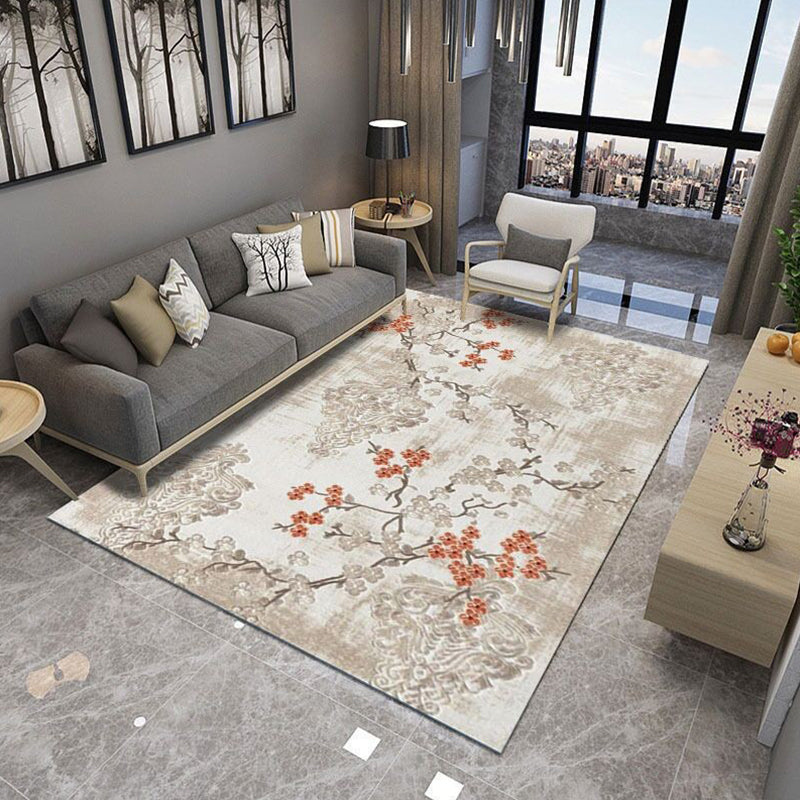 Modern Living Room Area Rug Multi Colored Geometric Rug Synthetics Non-Slip Washable Stain Resistant Indoor Rug Clearhalo 'Area Rug' 'Modern' 'Rugs' Rug' 2186121