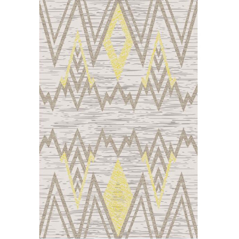 Nordic Geometric Color Block Rug Multicolor Polypropylene Carpet Pet Friendly Stain Resistant Non-Slip Rug for Sitting Room Clearhalo 'Area Rug' 'Modern' 'Rugs' Rug' 2186127