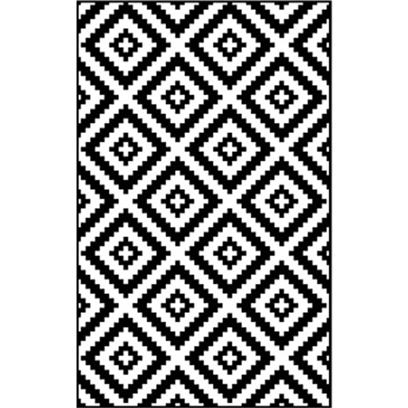 Multi Color Geometric Shapes Rug Polypropylene Contemporary Rug Pet Friendly Washable Anti-Slip Backing Rug for Living Room Clearhalo 'Area Rug' 'Modern' 'Rugs' Rug' 2186323