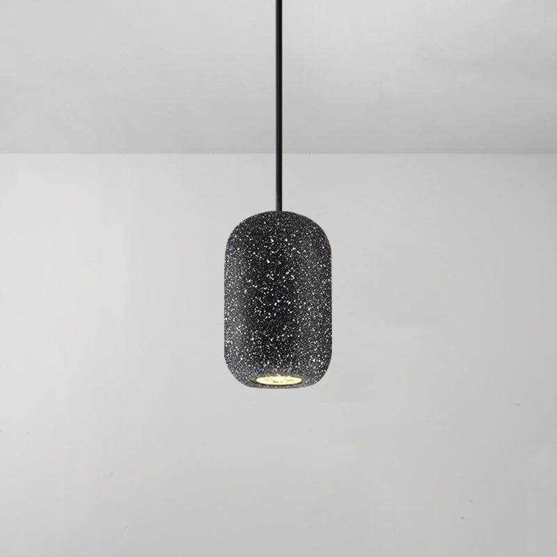 Cement Geometric Shade Ceiling Light Modern Style Single Hanging Lamp for Dining Room Clearhalo 'Ceiling Lights' 'Modern Pendants' 'Modern' 'Pendant Lights' 'Pendants' Lighting' 2186602
