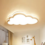 Cloud Shaped Kids Bedroom LED Flush Mount Lighting Acrylic Nordic Style Flush Mount Ceiling Light White Clearhalo 'Ceiling Lights' 'Close To Ceiling Lights' 'Close to ceiling' 'Flush mount' Lighting' 2186950