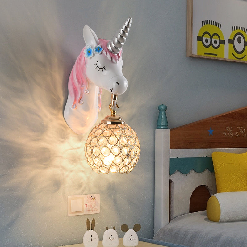 Unicorn bed hot sale lamp