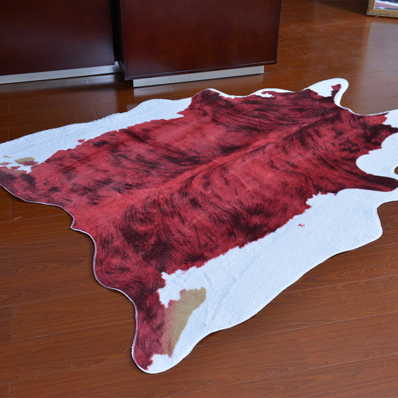 Irregular Shape Animal Skin Rug Modern Carpet Polypropylene Anti-Slip Backing Rug for Room Decor Clearhalo 'Area Rug' 'Casual' 'Rugs' Rug' 2198772