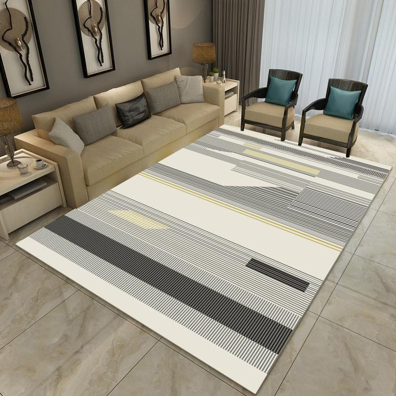 Multi Color Simple Style Rug Polypropylene Geometric Print Rug Washable Non-Slip Backing Pet Friendly Rug for Living Room Clearhalo 'Area Rug' 'Modern' 'Rugs' Rug' 2198964