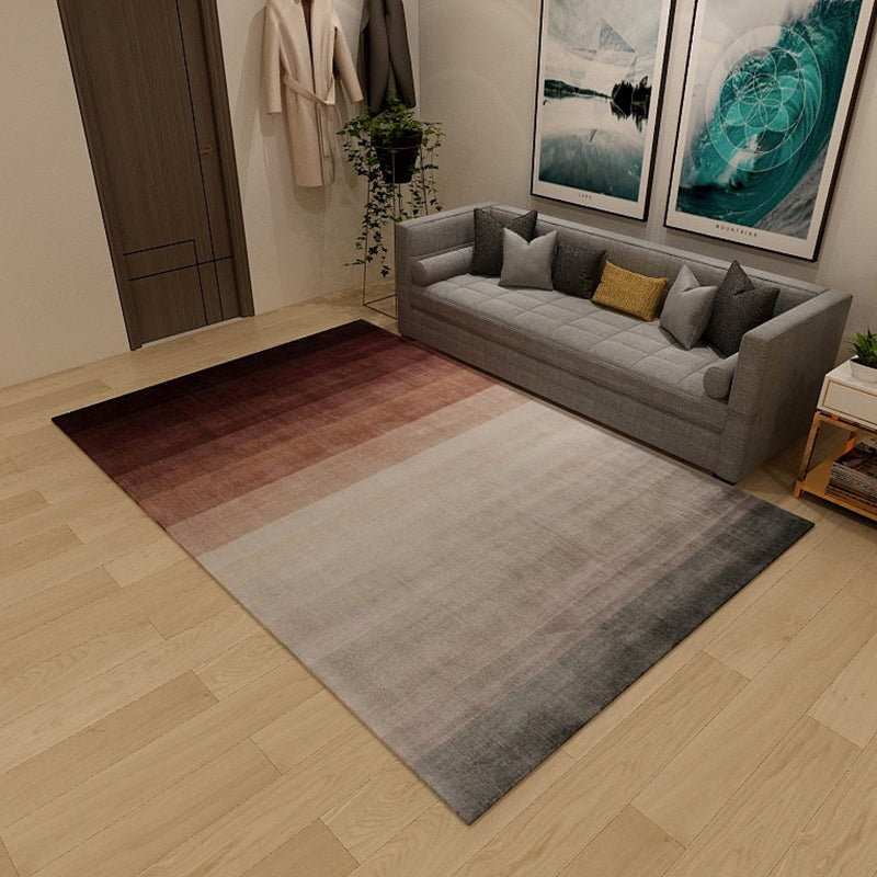 Simplicity Living Room Rug Multi-Color Geometrical Area Carpet Polyester Pet Friendly Anti-Slip Machine Washable Rug Clearhalo 'Area Rug' 'Modern' 'Rugs' Rug' 2198997