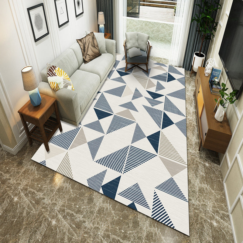 Modernist Geometric Block Rug Multicolor Synthetics Rug Stain Resistant Washable Non-Slip Rug for Family Room Clearhalo 'Area Rug' 'Modern' 'Rugs' Rug' 2199015