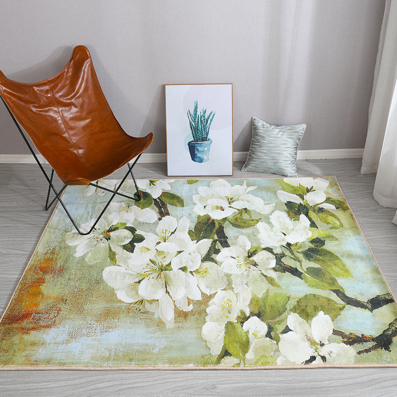 Esthetic Watercolor Print Rug Multi-Color Modern Area Rug Polyester Washable Non-Slip Backing Stain Resistant Rug for Drawing Room Clearhalo 'Area Rug' 'Modern' 'Rugs' Rug' 2199117