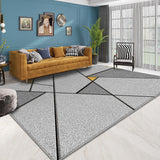 Comfort Multicolor 3D Triangle Rug Polyester Minimalism Rug Stain Resistant Pet Friendly Non-Slip Backing Indoor Rug for Hotel Smoke Gray Clearhalo 'Area Rug' 'Modern' 'Rugs' Rug' 2199190