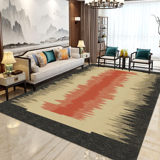 Modern Home Decorative Rug Multi Colored Geometry Area Rug Polypropylene Washable Stain Resistant Non-Slip Backing Rug Clearhalo 'Area Rug' 'Modern' 'Rugs' Rug' 2199215