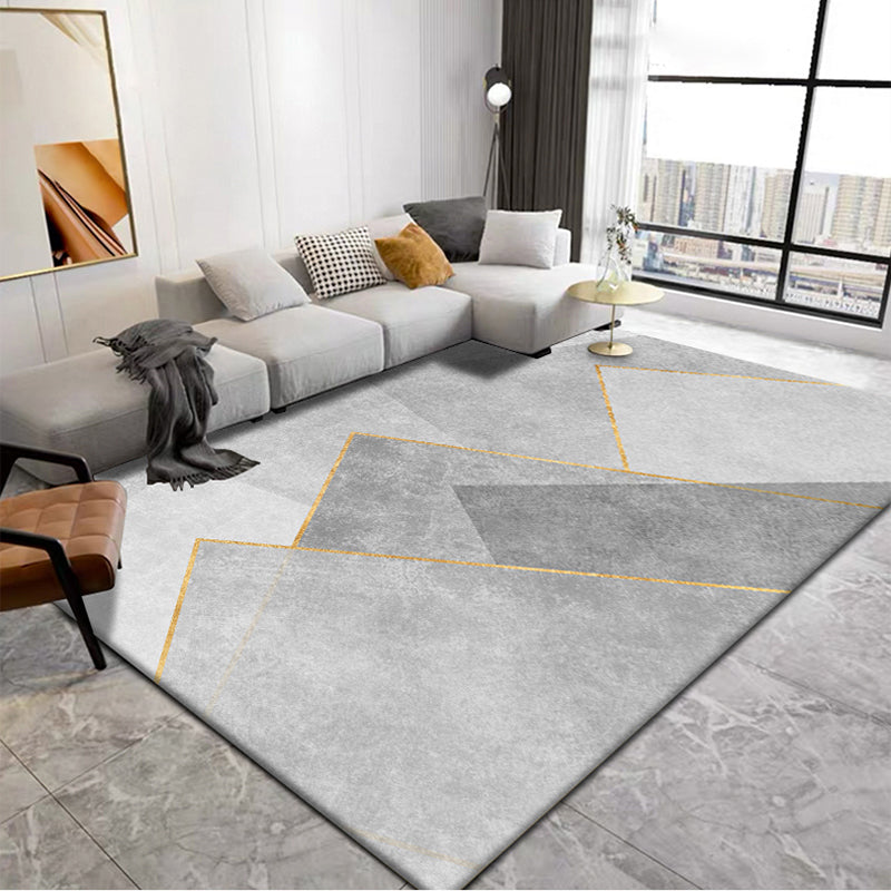 Multi-Color Geometric Rug Polypropylene Simplicity Rug Stain Resistant Anti-Slip Washable Rug for Great Room Clearhalo 'Area Rug' 'Modern' 'Rugs' Rug' 2199270