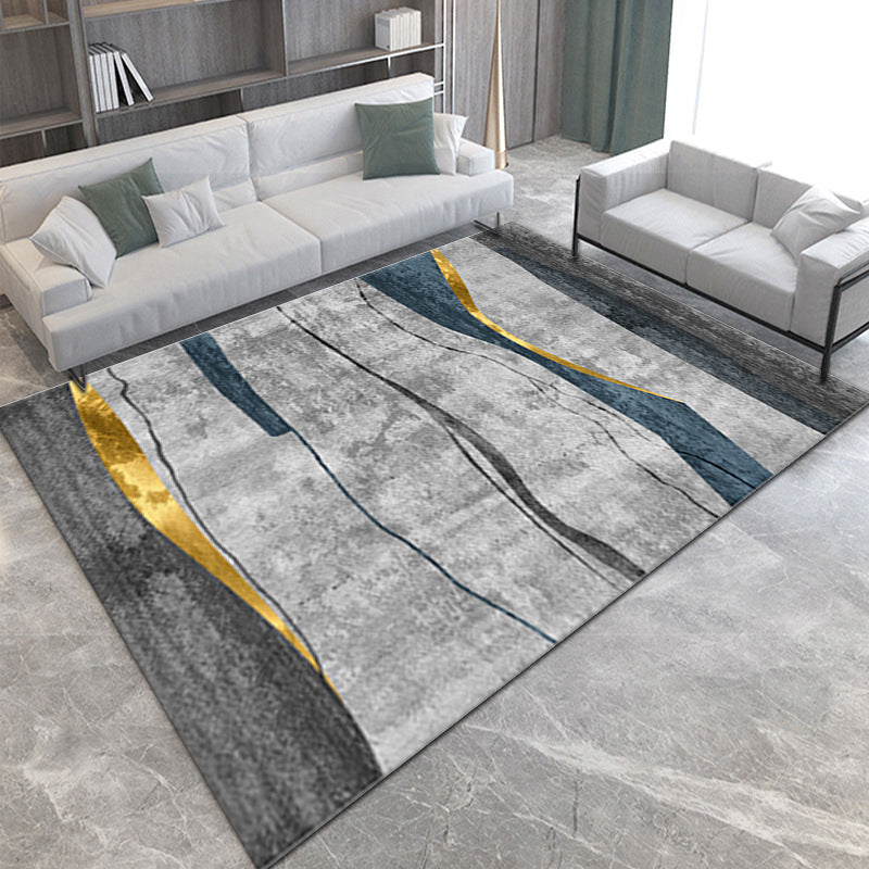 Minimalist Room Rug Multicolor Abstract Geometric Carpet Polypropylene Non-Slip Backing Machine Washable Pet Friendly Rug Clearhalo 'Area Rug' 'Modern' 'Rugs' Rug' 2199288