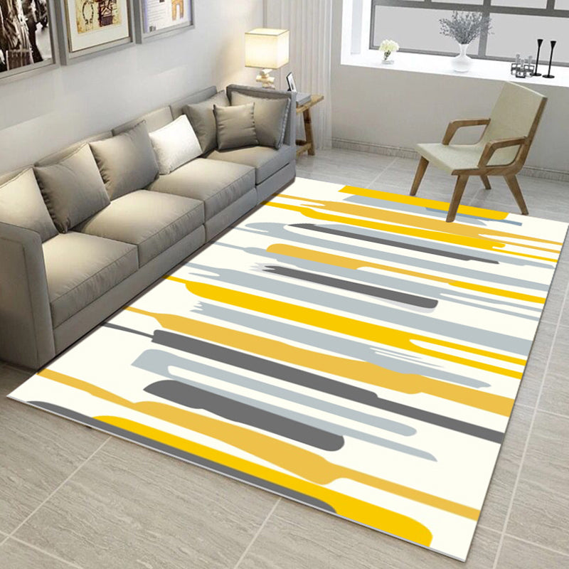 Environmental Modern Area Rug Multi Colored Geometrical Rug Pet Friendly Non-Slip Machine Washable Rug for Home Clearhalo 'Area Rug' 'Modern' 'Rugs' Rug' 2199350