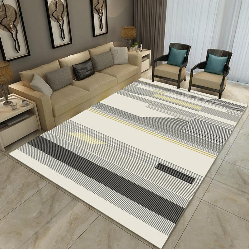 Environmental Modern Area Rug Multi Colored Geometrical Rug Pet Friendly Non-Slip Machine Washable Rug for Home Clearhalo 'Area Rug' 'Modern' 'Rugs' Rug' 2199360