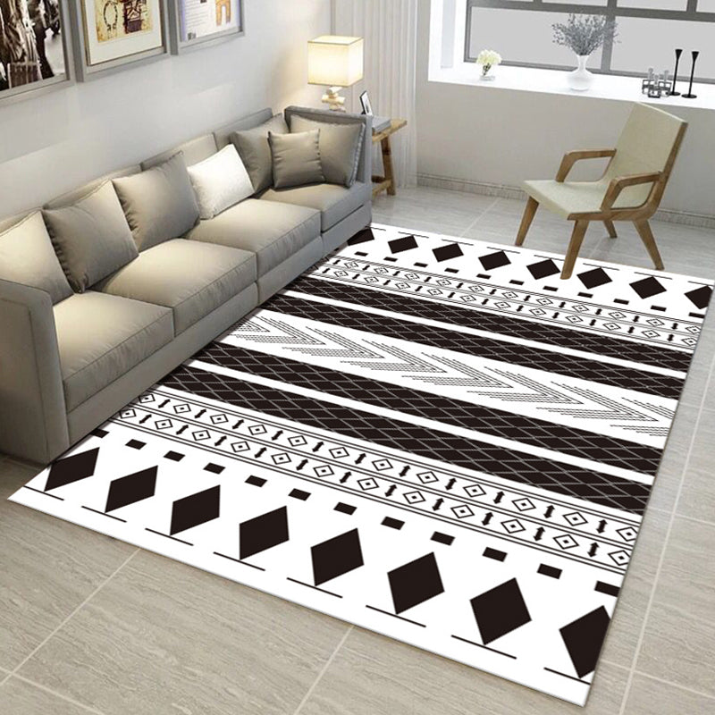 Environmental Modern Area Rug Multi Colored Geometrical Rug Pet Friendly Non-Slip Machine Washable Rug for Home Clearhalo 'Area Rug' 'Modern' 'Rugs' Rug' 2199362