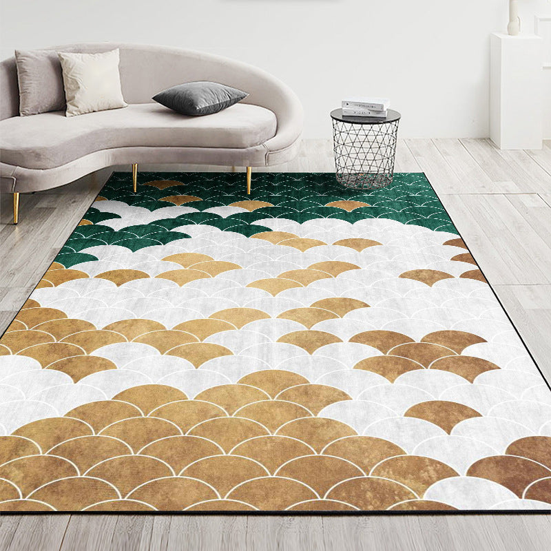 Nordic Geometric Printed Rug Multi Color Polyester Indoor Rug Anti-Slip Backing Washable Stain Resistant Carpet for Living Room Clearhalo 'Area Rug' 'Modern' 'Rugs' Rug' 2199409